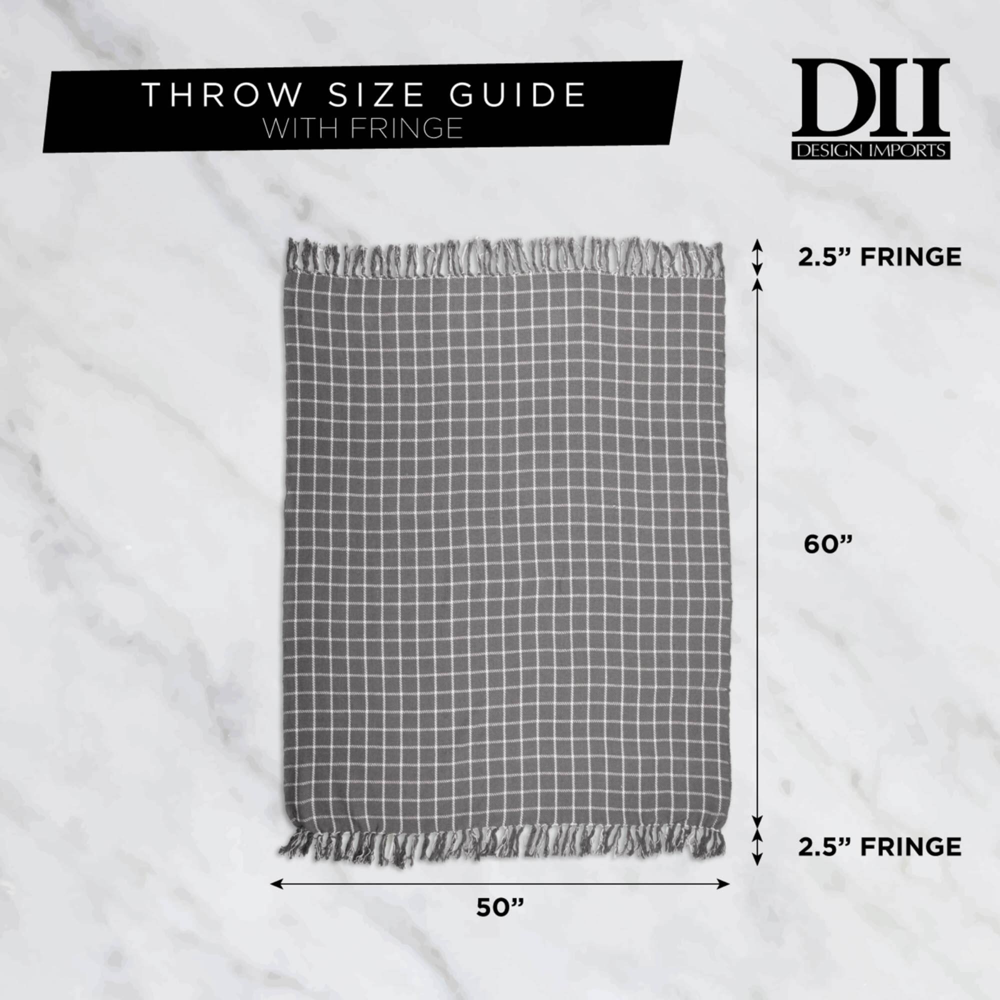 Black Mini Diamond Throw